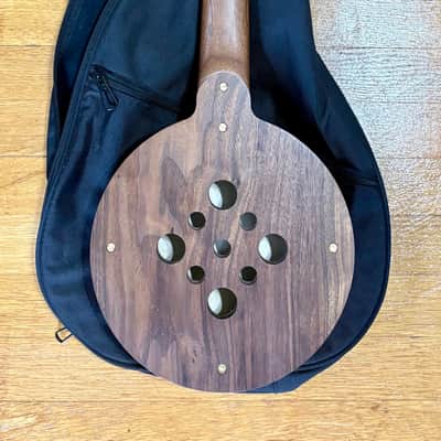 Calkins Banjo Mountain 2020 - Walnut w/ Gigbag + extra friction pegs image 8
