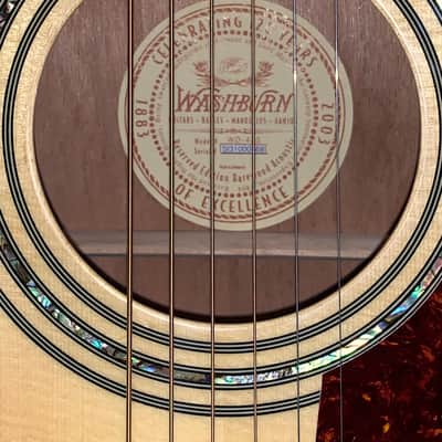 2003 Washburn WD-46S Rarewood Natural image 3