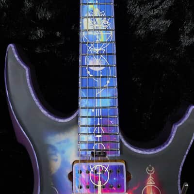 Lionheart Guitars Eximia Custom 6-String "Galaxy" | Built-in LED System | Edge Tremolo | w/ Hard Case & COA image 10