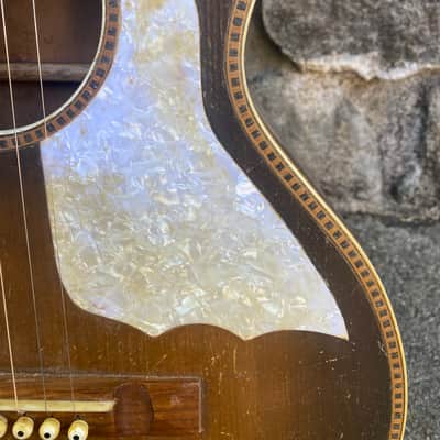 Stella Parlor Guitar 1930’s Sunburst video demo image 13