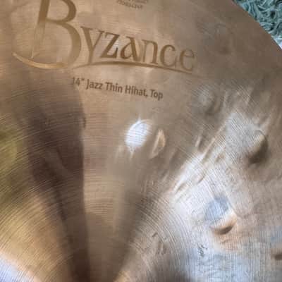 Meinl 14" Byzance Jazz Hi-Hat Thin (pair) NEW image 2