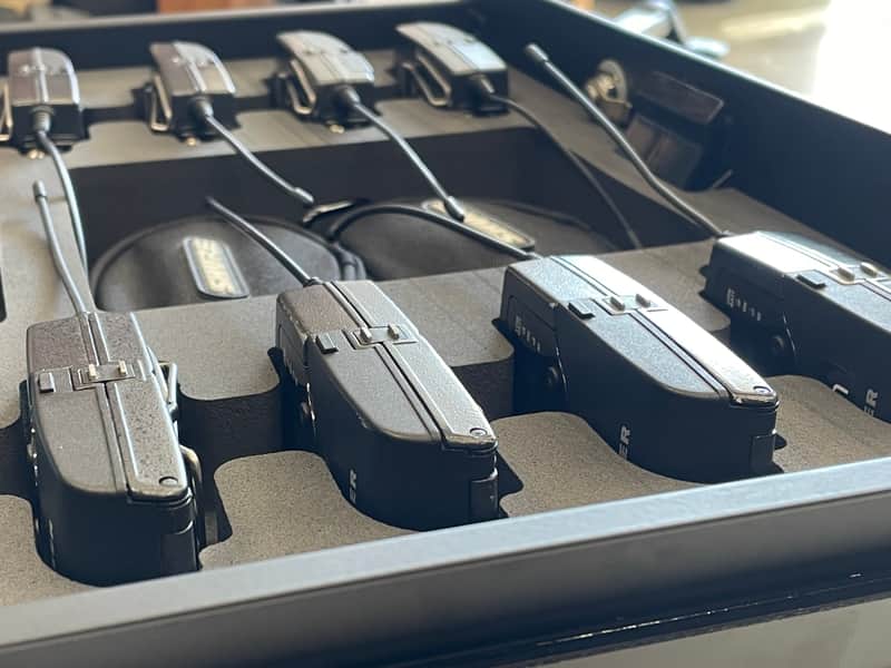 Custom Foam Insert for Rack Drawer fits 12 Sennheiser Evolution IEM G2 G3 G4 Wireless In-Ear Bodypacks image 1