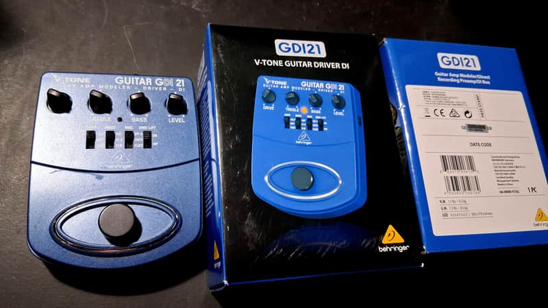 Behringer BDI21 V-Tone Guitar Driver DI Pedal - Mint Condition image 1