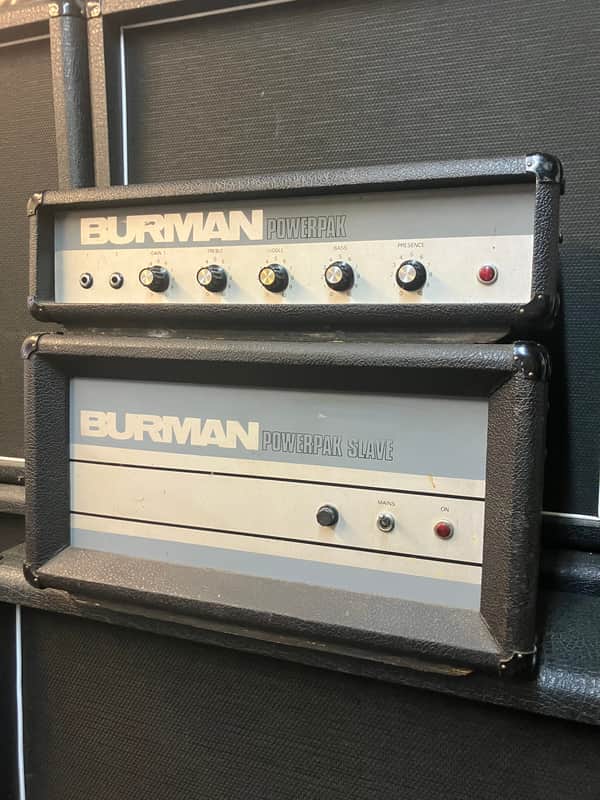 Burman Power Pak Amp (Preamp + Slave unit) 1970s image 1
