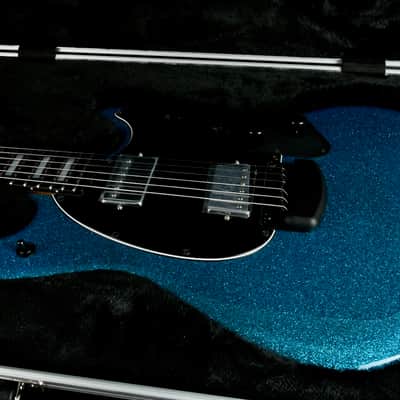 2020 Ernie Ball Music Man BFR Brilliant Blue Sparkle Stingray image 9