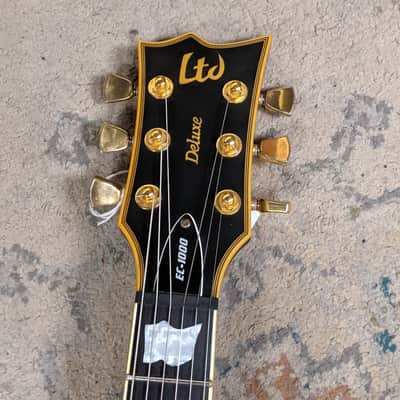 ESP LTD EC-1000 Duncan - Vintage Black image 4