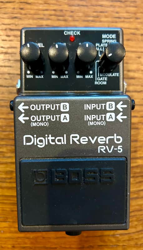 Boss RV-5 Digital Reverb (Dark Gray Label)