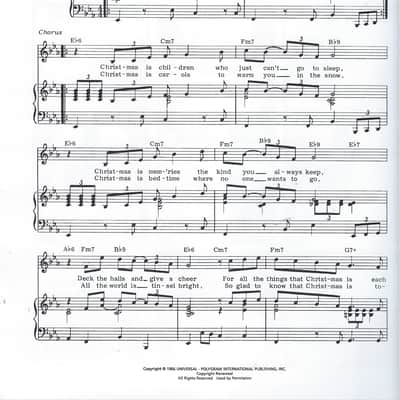 Percy Faith Spence Maxwell Christmas Is Sheet Music image 2