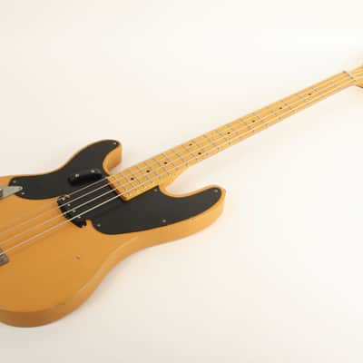 Nash Bass PB-52 Butterscotch Blonde Lollar Pickup Left Handed GRT-610 image 4