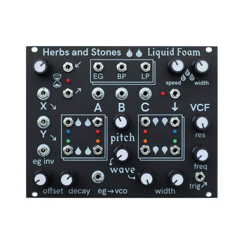 Herbs & Stones Liquid Foam Eurorack Synthesizer Module (Ex-display) Bild 1