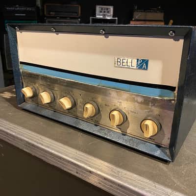 Vintage Bell BE35 Tube Amplifier Guitar Head Serviced and Restored image 2