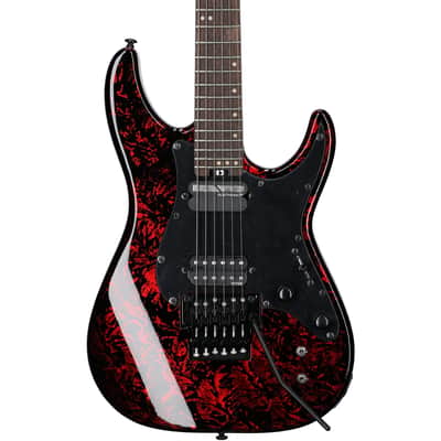 Schecter Sun Valley Super Shredder FR S Electric Guitar, Red Reign image 1