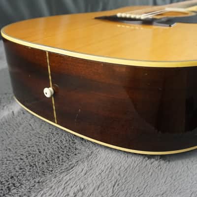 Yamaha FG-201 MIJ Acoustic Guitar w/ Hard Case image 5