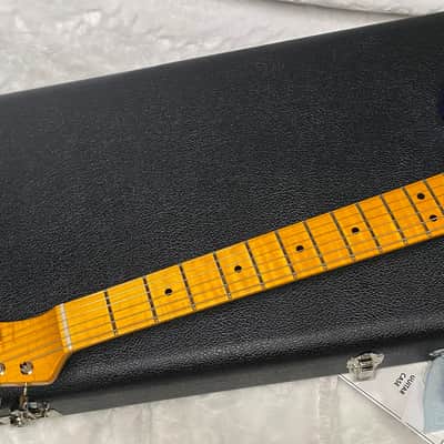 NEW! Fender Custom Shop Flamethrower Telecaster Custom - NOS - Modern Specs - Texas Special Pick-Ups - AAAA Flamed Neck - Purple Sparkle - Authorized Dealer - 7.8lbs - G07233 image 8