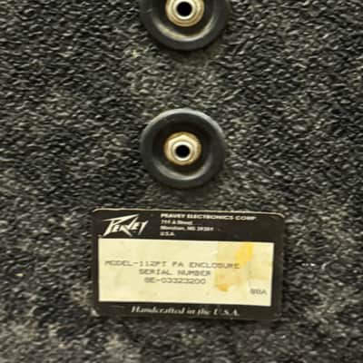 3 Vintage Peavey 112PT & Model 210 PA Speaker Cabinets 1980s image 3