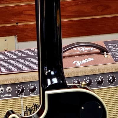 2022 Epiphone Les Paul Custom w/ Case & Bigsby! Ebony w/ Gold Hardware! VERY NICE!!! image 7