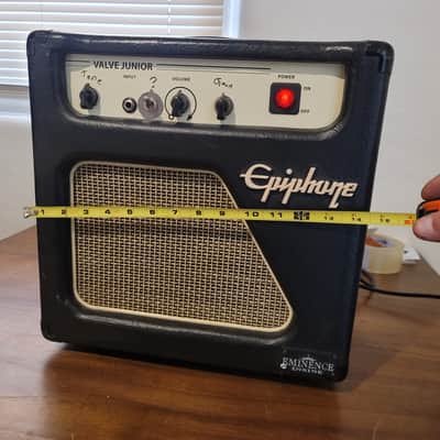 Epiphone Valve Junior Combo Amp Modded Tube Amp Combo w/ Eminence Speaker – Tested Working image 10