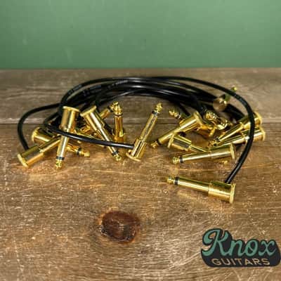 George L's Patch Cables Black/Gold image 1