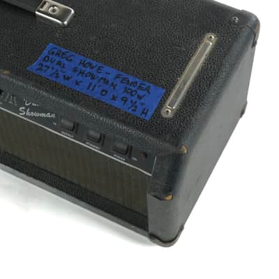 Fender Dual Showman Head Owned by Greg Howe image 8