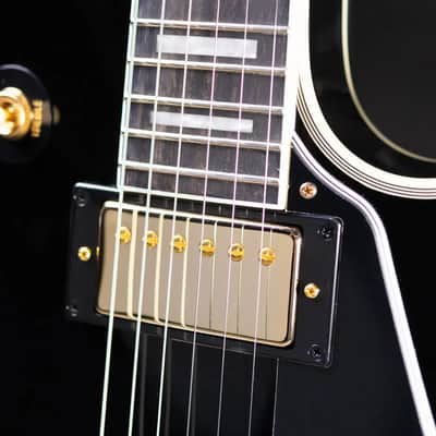 Epiphone Les Paul Custom Electric Guitar - Ebony with Gig Bag image 9