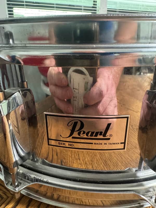 Pearl DC1465 6*14.5" Chrome Steel Shell Snare Drum image 1