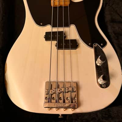 White Fender Precision Bass | Reverb