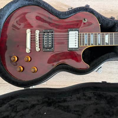1970s Greco Les Paul Standard See Through Red Order Made Maxon U3000 Seymour Duncan SH-15 Japan Vintage image 1