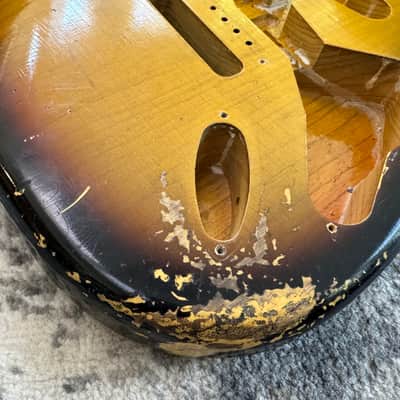 Relic 1 PIECE ASH MJT Stratocaster Body only 3 lbs 8 oz fits Fender image 3