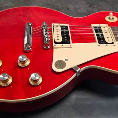 Gibson Les Paul Classic BRAND NEW Translucent Cherry 60s Standard SlimTaper Neck Push-Pull Coil Tap Phase Switching Burstbuckers Guitar image 8