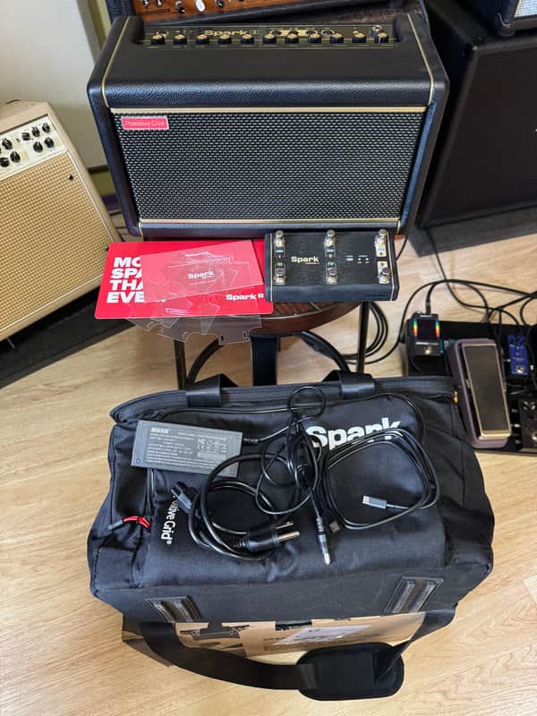 Positive Grid Spark 2 Guitar Combo Black w/ Control X footswitch, PG battery and PG gig bag LIKE NEW! image 1