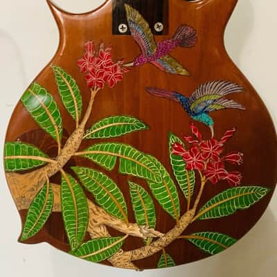Blueberry Handmade Five-String Electric Bass Guitar with Seymour Duncan Bassline Pickups image 7