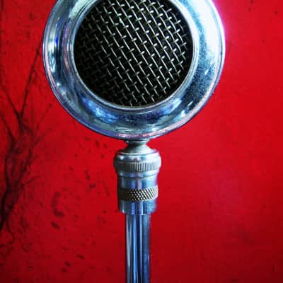 Vintage RARE Turner TC-5 crystal microphone Hi Z w period stand Brush Shure Astatic D104 Electro Voice image 6