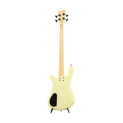 Warwick RockBass Artist Line Adam Clayton Signature Bass, Creme White High Polish, RBG55851XXXX image 3