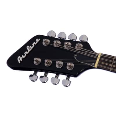 Airline Guitars MAP Mandola Black Left-Handed image 9