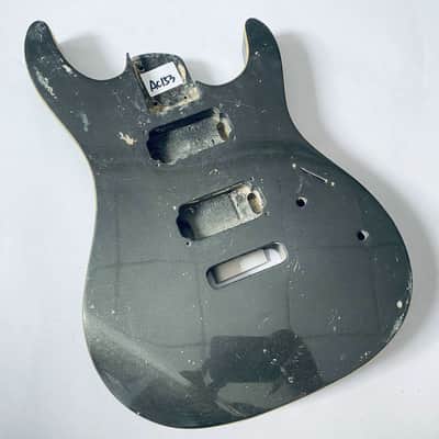 Black Glossy Finish HH Guitar Body image 1