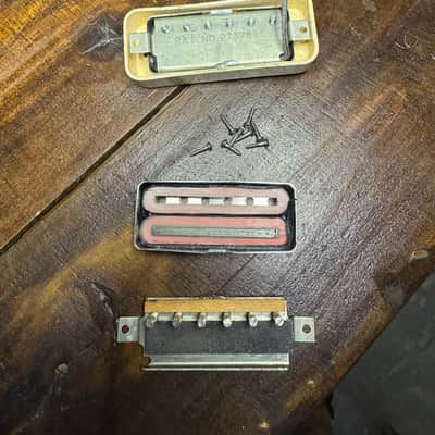 Vintage 1970s Gibson Mini Humbucker Set – Stamped Pat No. – PROJECT PAIR image 3