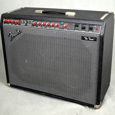 Fender Twin Red Knob Guitar Amp image 3
