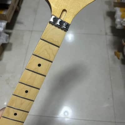 Banana Head Electric Guitar Maple Wood Neck, 22 Frets Fingerboard image 1