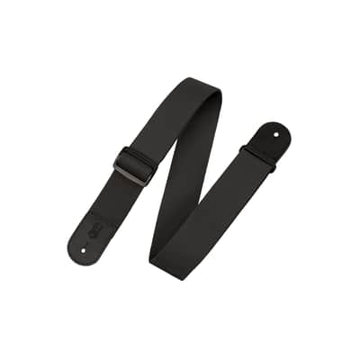 Levy's M8POLY-BLK Polypropylene Guitar Strap - Black image 1