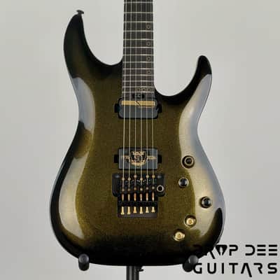Schecter Diamond Series 50th Anniversary C-1 FR-S Electric Guitar - 50th Gold Burst image 1