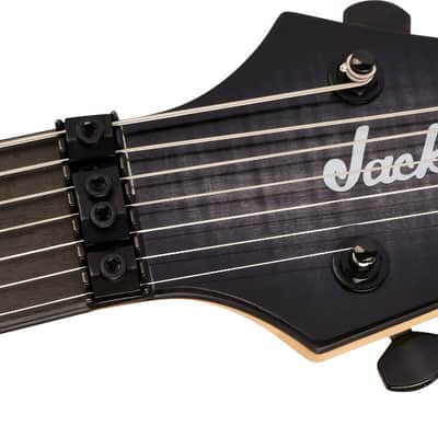 Jackson Pro Plus Signature Chris Broderick Soloist 7 Electric Guitar. Ebony Fingerboard, Transparent Black image 5