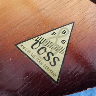 Voss vintage archtop made in Germany Hofner-style hollowbody image 5