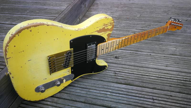 Telecaster Keith Richards "Micawber". 50's - Blond Blackguard image 1