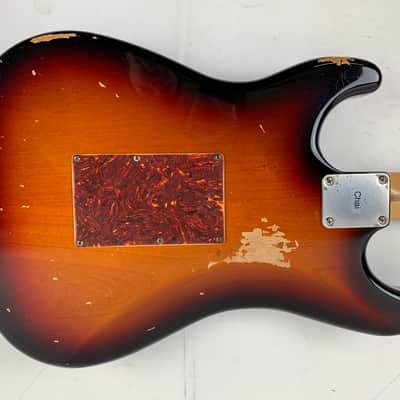 LsL Instruments Saticoy Mick Mars Tribute MM 3 Tone Sunburst Heavy Age Floyd Rose - Brand New with case image 12