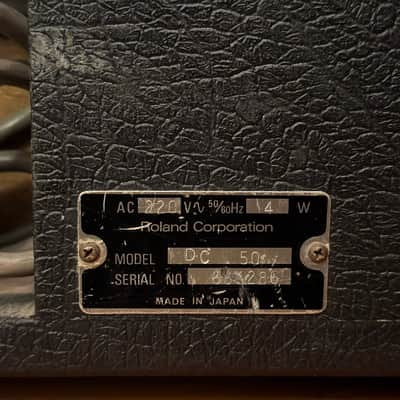 Roland DC-50 1977 - Black image 3