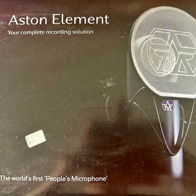 Aston Element Cardioid Large Diaphragm Condenser Microphone 2020 - Present - Black image 3