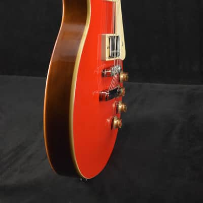 Epiphone Les Paul Standard 50s Plain Top Cardinal Red w/Gig Bag image 5