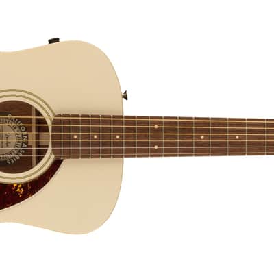 FENDER - Malibu Player  Walnut Fingerboard  Tortoiseshell Pickguard  Olympic White - 0970722505 image 1