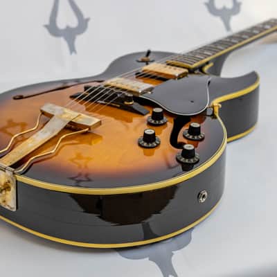 Daion DES-50YS Late 1970s - Yellow Sunburst - ES 175 Copy Archtop image 17