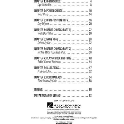 Hal Leonard Rock Guitar Method image 9